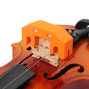Replacement Rubber Coating Metal Mute Silencer for Cellos Viola Parts Orange