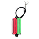 Dual Hot Rail Guitar Humbucker Pickup for Fender ST Strat Stratocaster Electric Guitars Pink & Green