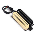 Dual Hot Rail Guitar Humbucker Pickup for Fender ST Strat Stratocaster Electric Guitars Black & Cream