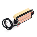 Dual Hot Rail Guitar Humbucker Pickup for Fender ST Strat Stratocaster Electric Guitars Black & Cream