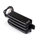 Dual Hot Rail Guitar Humbucker Pickup for Fender ST Strat Stratocaster Electric Guitars Black