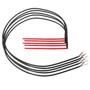 Pack of 5 Pieces Under Saddle Piezo Bridge Pickup with No Plug for Acoustic Guitar Relacement Parts