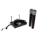 Dual Wireless Handheld Microphones Professional Cordless Microphone System