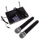 Dual Wireless Handheld Microphones Professional Cordless Microphone System