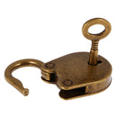 Retro Style Cute Pig Lock Travel Luggage Small Padlock Key Suitcase Bronze