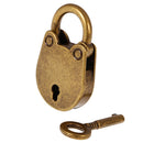 Retro Style Cute Pig Lock Travel Luggage Small Padlock Key Suitcase Bronze
