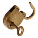 Retro Style Cute Pig Lock Travel Luggage Small Padlock Key Suitcase Bronze