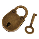 Retro Style Cute Pig Lock Travel Luggage Small Padlock Key Suitcase Bronze