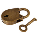 Retro Style Cute Pig Lock Travel Luggage Small Padlock Key Suitcase Bronze