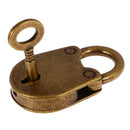 Retro Style Cute Pig Lock Travel Luggage Small Padlock Key Suitcase Bronze