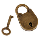 Retro Style Cute Pig Lock Travel Luggage Small Padlock Key Suitcase Bronze