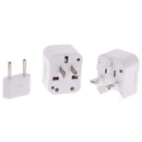 International World Travel Adapter Wall Charger All-in-one Universal Plug (US/JP UK EU AU/CN) With Carry Case White