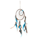 Creative Handmade Moon And Sun Feather Charm Dream Catcher Home Wall Window Car Hanging Decor
