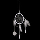 Creative Traditional Feather Charm Dream Catcher Home Wall Window Car Hanging Decor White