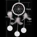 Creative Traditional Feather Charm Dream Catcher Home Wall Window Car Hanging Decor White