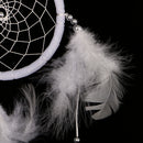 Creative Traditional Feather Charm Dream Catcher Home Wall Window Car Hanging Decor White