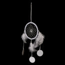 Creative Traditional Feather Charm Dream Catcher Home Wall Window Car Hanging Decor White