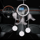 Creative Traditional Feather Charm Dream Catcher Home Wall Window Car Hanging Decor White