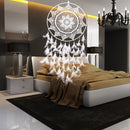 Creative Traditional Lace Feather Charm Dream Catcher Home Wall Window Car Hanging Decor White