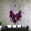 Purple Rose Net Dreamcatcher Home Decor Hanging Christmas Ornament Kid Gift