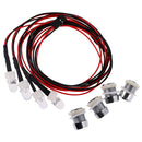4Pieces LED Light Set LED Lamp Headlight Headlamp for RC Axial SCX10 D90 HPI Car Model