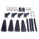 Black RC Car Part Crawler Chassis 1/10 for RC4WD Defender D90 B5 JK Wrangler