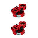 2Pieces RC On Road Drift Car Stealth Magnetic Body Shell Post Mount for 1/10 RC Axial SCX10 RC4WD D90 D110 Red