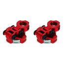 2Pieces RC On Road Drift Car Stealth Magnetic Body Shell Post Mount for 1/10 RC Axial SCX10 RC4WD D90 D110 Red