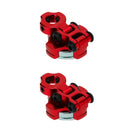 2Pieces RC On Road Drift Car Stealth Magnetic Body Shell Post Mount for 1/10 RC Axial SCX10 RC4WD D90 D110 Red