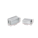 2 Pieces RC 1/10 Scale Accessories Tool Box Set for 1/10th Axial SCX10 RC4WD D90 Cars