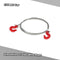 1/10 RC Rock Crawler Monster Truck Parts 820mm Steel Tow Toe Rope Red Hooks for RC Car Trucks