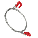 1/10 RC Rock Crawler Monster Truck Parts 820mm Steel Tow Toe Rope Red Hooks for RC Car Trucks