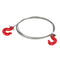 1/10 RC Rock Crawler Monster Truck Parts 820mm Steel Tow Toe Rope Red Hooks for RC Car Trucks