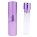 15ml Empty Glass Portable Perfume Fragrance Spray Bottle Pump Atomizer Scent Refillable Travel Gift Collectable Purple