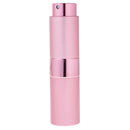 15ml Practical Empty Rotary Perfume Bottle Replacement Pressed Spray Refillable Diffuser Decorative Makeup Tool Pink