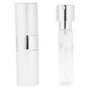 15ml Empty Glass Portable Perfume Fragrance Spray Bottle Pump Atomizer Scent Refillable Travel Gift Collectable Silver