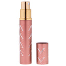 10ml Empty Glass Portable Perfume Fragrance Spray Bottle Atomizer Scent Refillable Travel Gift Collectable Pink