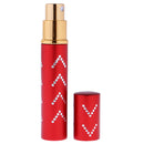 10ml Empty Glass Portable Perfume Fragrance Spray Bottle Atomizer Scent Refillable Travel Gift Collectable Red