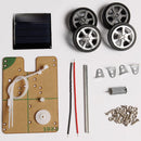 DIY Solar Plastic Car Toy Educational Assembled Model for Children Kids
