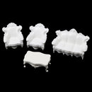 1:50 Scale Plastic Living Room Scenery Model kit Sand Table Mold Crafts Toy