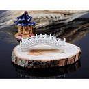 Plastic Crafts Toy Sand Table Model Garden Decor Park Retro Bridge Mold