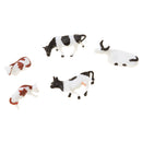 5PCS/SET Plastic Model Beach Scene Garden Landscape DIY Decor Pretend Play Fun Props Kids Children Toy Gift Big Cow