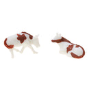 5PCS/SET Plastic Model Beach Scene Garden Landscape DIY Decor Pretend Play Fun Props Kids Children Toy Gift Big Cow