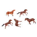 5PCS/SET Plastic Model Beach Scene Garden Landscape DIY Decor Pretend Play Fun Props Kids Children Toy Gift Big Horse