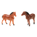 5PCS/SET Plastic Model Beach Scene Garden Landscape DIY Decor Pretend Play Fun Props Kids Children Toy Gift Big Horse