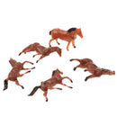 5PCS/SET Plastic Model Beach Scene Garden Landscape DIY Decor Pretend Play Fun Props Kids Children Toy Gift Big Horse