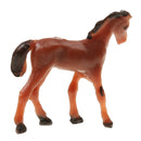 5PCS/SET Plastic Model Beach Scene Garden Landscape DIY Decor Pretend Play Fun Props Kids Children Toy Gift Small Horse