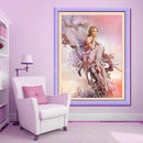 New DIY Fairy Butterfly Diamond Embroidery Painting Cross Stitch Craft 30x45cm High quality