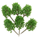 6 Pieces DIY Painted Model Trees Layout Train Landscape Railways Scenery Accessory 1:30 Scale