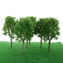 6 Pieces DIY Painted Model Trees Layout Train Landscape Railways Scenery Accessory 1:30 Scale